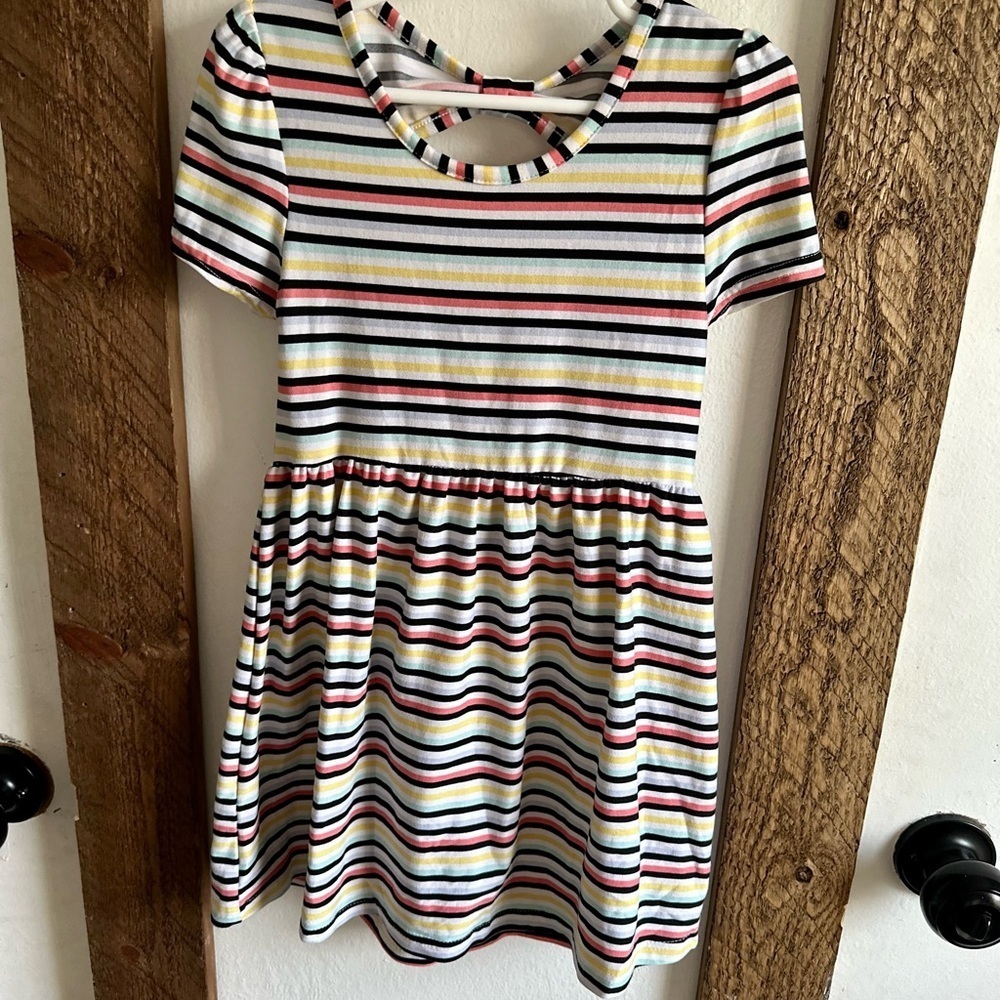 New Adorable 4T Striped Twirl Dress